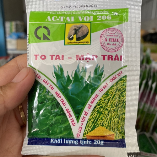 Phân bón vi lượng AC - Tai Voi 206 siêu kích rễ - 20g