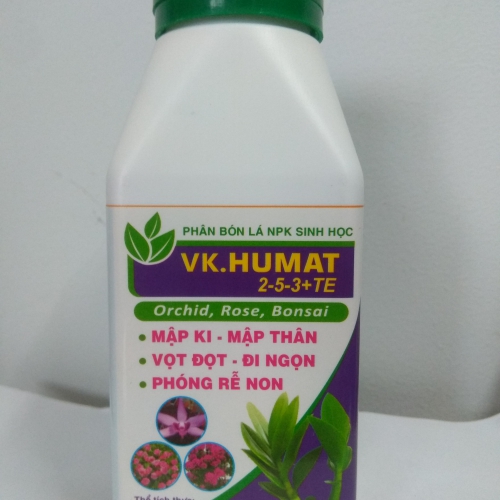 Phân bón lá VK. Humat 2-5-3 + TE - 250ml