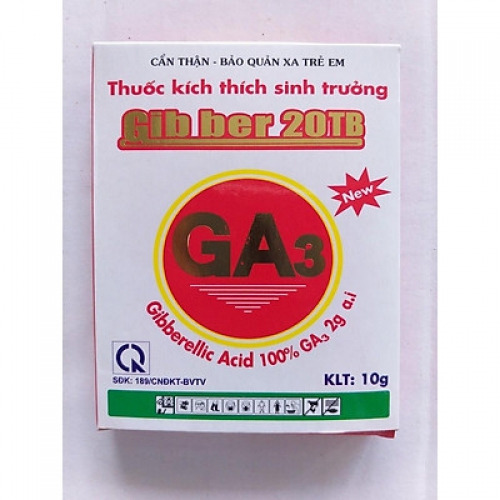 Thuốc kích thích sinh trưởng Gibber 20TB GA3 - 10g