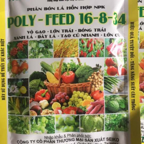 Phân bón NPK Haifa Poly-Feed 16-8-34 - 40g