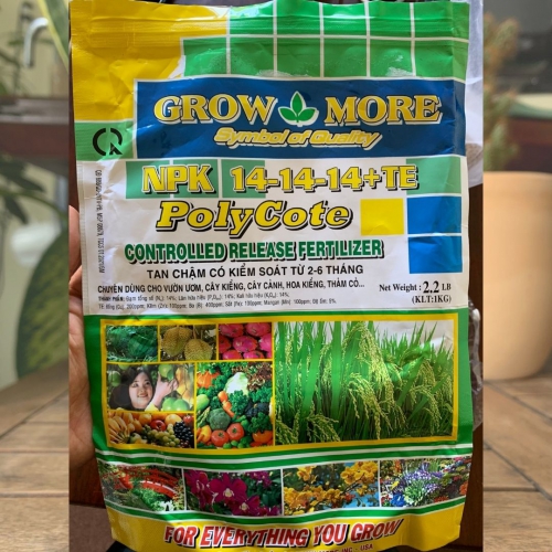 Phân tan chậm Polycote 14-14-14 + TE
