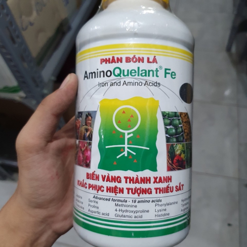 Phân bón bổ sung sắt Amino Quelant Fe - 1 lít