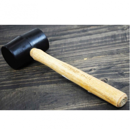 Búa cao su cán gỗ - 10cm