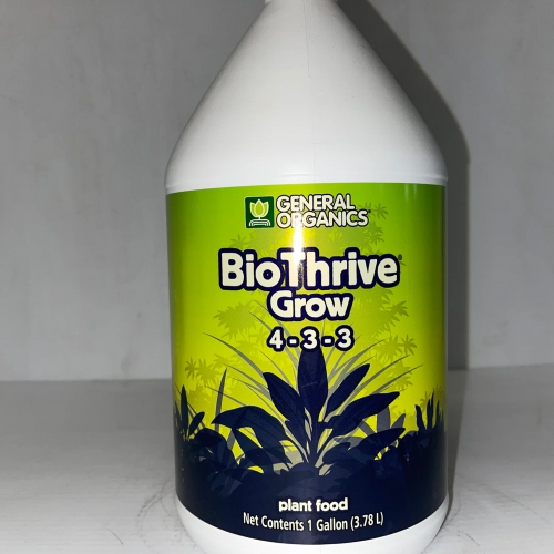 Phân bón hữu cơ General Organics BioThrive Grow 4-3-3 - 3.8 lít
