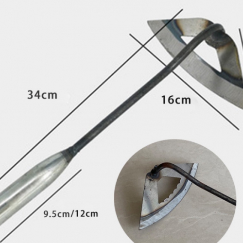 Cuốc cầm tay lưỡi rỗng làm đất - 35cm