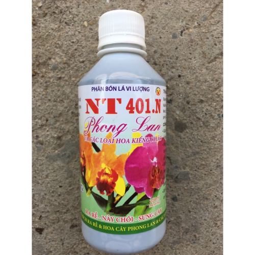 Phân bón lá vi lượng NT 401.N dùng cho phong lan - 250ml
