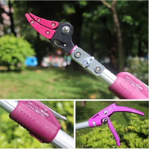 Kéo cắt cành hái quả trên cao 3m kẹp nhựa