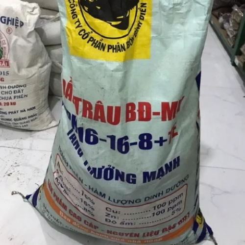 Phân Đầu Trâu NPK 16-16-8 + TE - Bao 50kg