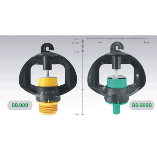 Béc tưới văng mưa mini 360 º