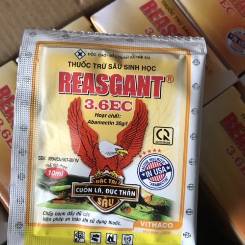 Thuốc trừ sâu sinh học Reasgant 3.6EC - Gói 10ml
