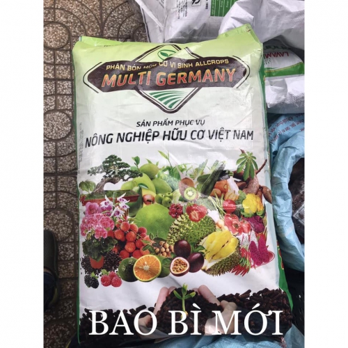 Phân hữu cơ tan chậm Đức Multi Germany - 20kg