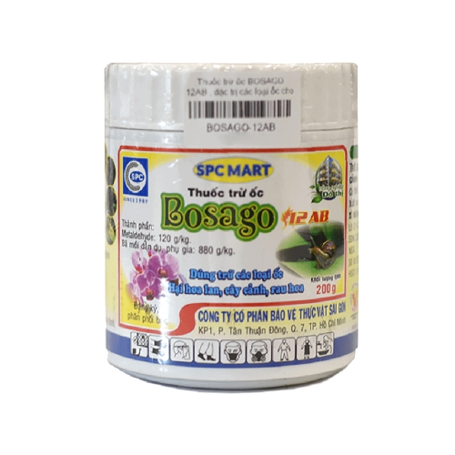 Thuốc trừ ốc Bosago 12AB - Hũ 200gram