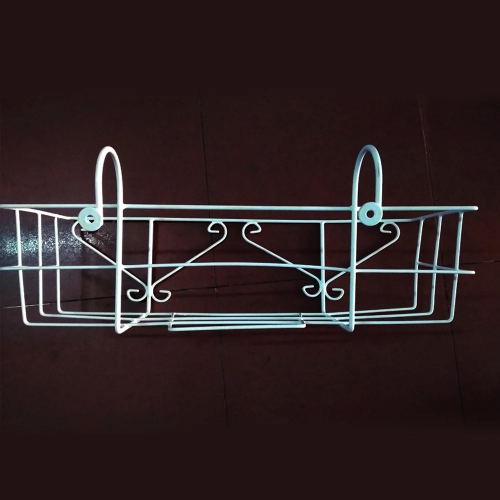 Giá đỡ chậu dài trồng hoa cảnh 48x20x16 - Màu trắng