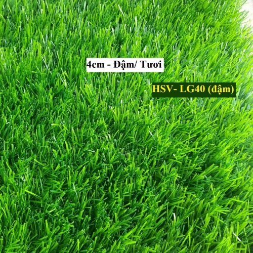 Cỏ 4 cm hàng đẹp  Sợi UV - đế 3 lớp