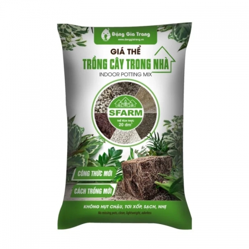 Giá thể trồng cây trong nhà Sfarm - 20dm3