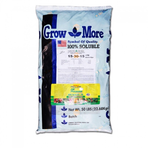 Phân bón lá Growmore All Purpose 15-30-15 + TE - 50lbs (22.68kg)