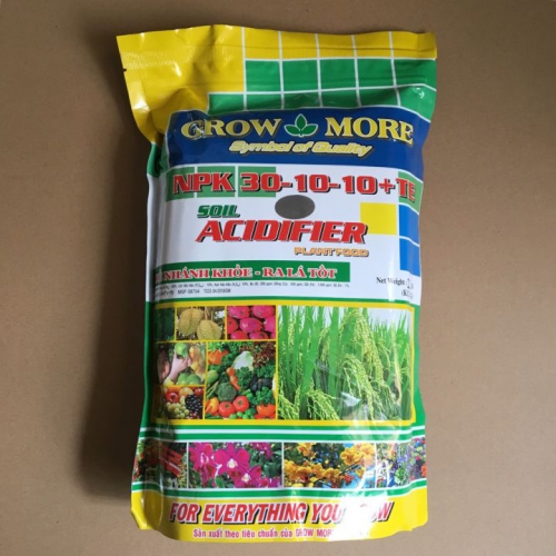 Phân bón lá Growmore Acidifier 30-10-10 + TE - 1kg
