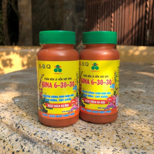 Phân bón lá NPK Kina 6-30-30 + TE kích thích ra hoa - 100g