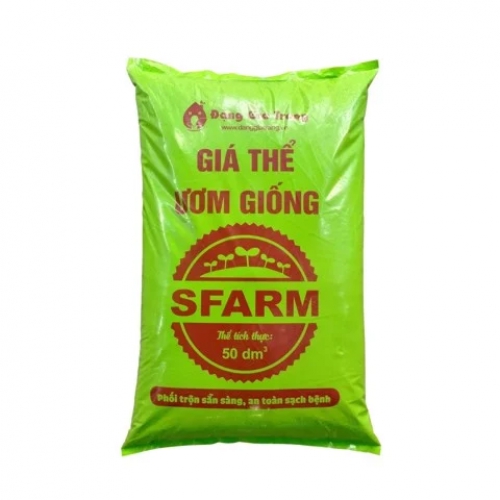 Giá thể ươm giống ươm hạt Sfarm - Bao 50dm3
