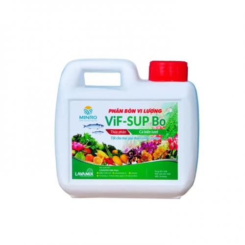 Phân bón thủy phân cá biển Vif-Sup Bo 0.2 - Can 1 lít