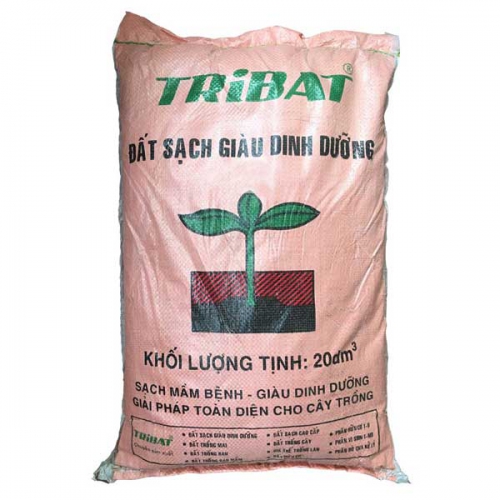 Đất sạch Tribat trồng cây giàu dinh dưỡng 20dm3