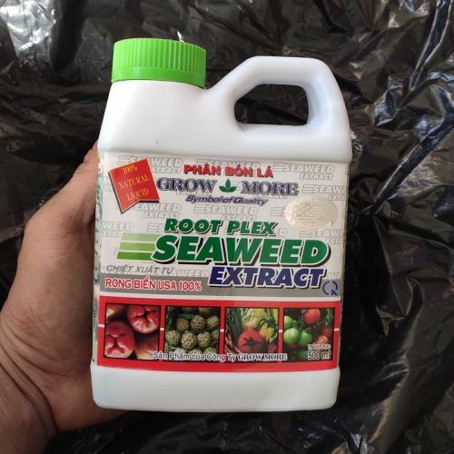 Phân bón hữu cơ Growmore Seaweed Extract chiết xuất rong biển - 500ml