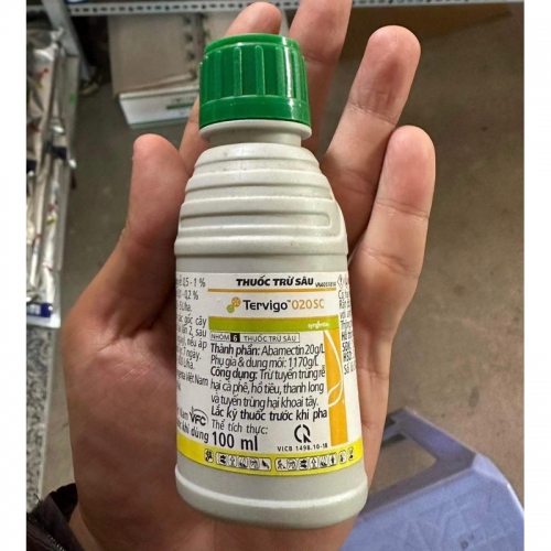 Thuốc trị tuyến trùng hại rễ Tervigo 020SC - Chai 100ml