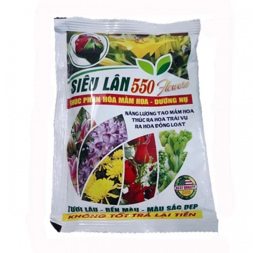 Siêu lân 550 Flowers 10-55-10 - gói 100 gram