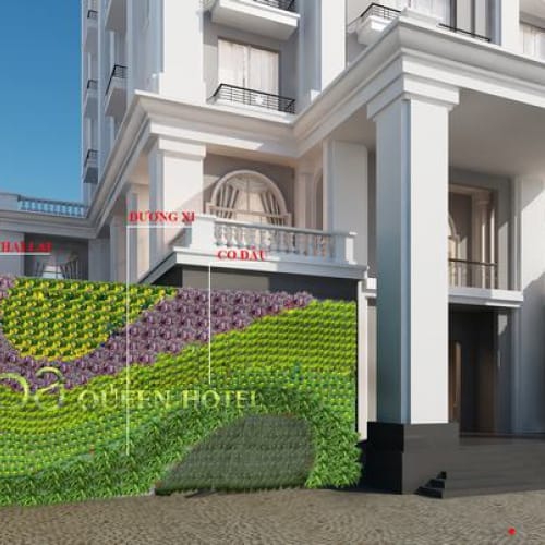 Thiết kế vườn tường