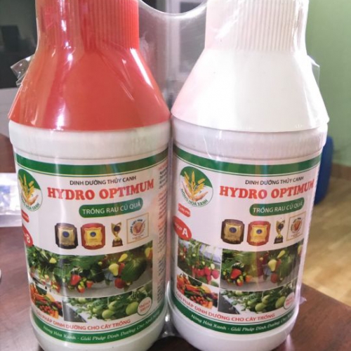 Dung dịch thủy canh rau ăn lá Hydro Optimum - Cặp 2 chai 500ml