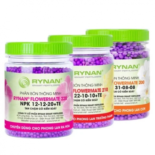 Combo bộ 3 phân tan chậm có kiểm soát Rynan chuyên dùng cho lan