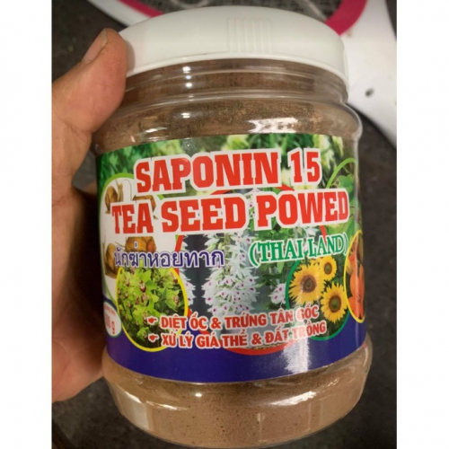 Thuốc diệt ốc sên Saponin 15 Tea Seed Powder - 500g