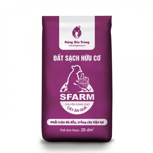 Đất sạch hữu cơ Sfarm chuyên dùng cho cây ăn quả - 20dm3