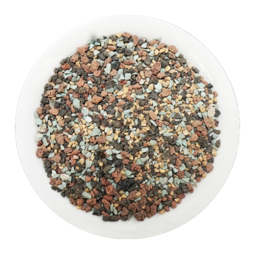 Giá thể đá ngũ sắc trồng hoa kiểng, sen đá - 1kg