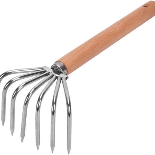 Cào cán gỗ 7 chia