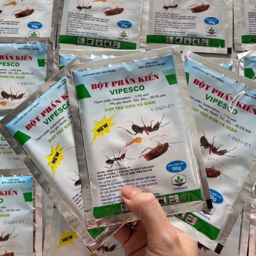 Bột phấn diệt kiến và côn trùng Vipesco - 50g