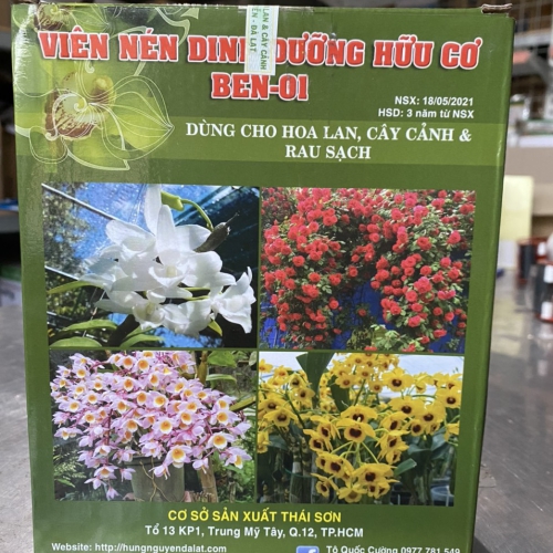 Viên nén dinh dưỡng hữu cơ Ben 01 Hùng Nguyễn - 1kg