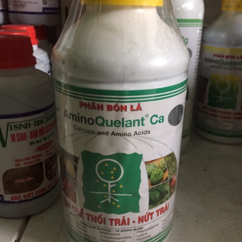 Phân bón Amino Quelant Ca chống thối trái - nứt trái 1 lít