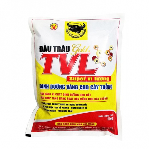 Phân NPK Đầu Trâu Gold TVL 7-7-4 + TE