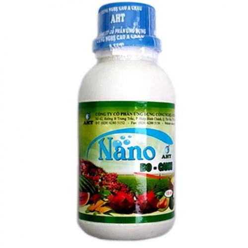 Nano Bo - Canxi chống nứt trái, rụng nụ - chai 100ml