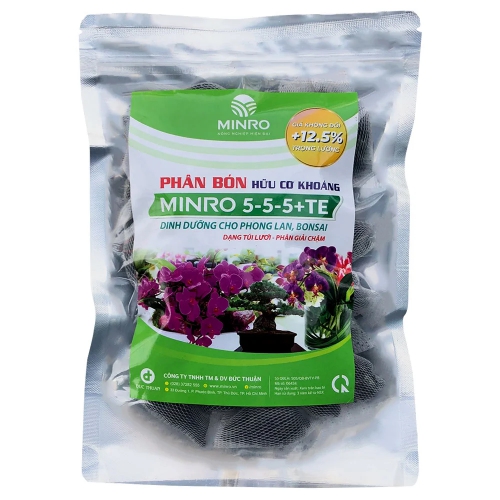 Phân bón hữu cơ khoáng Minro 5-5-5 + TE
