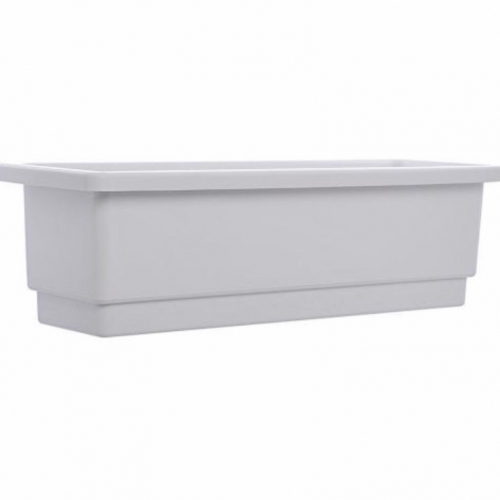 Chậu Chữ Nhật Nhỏ trắng (48*20*16)