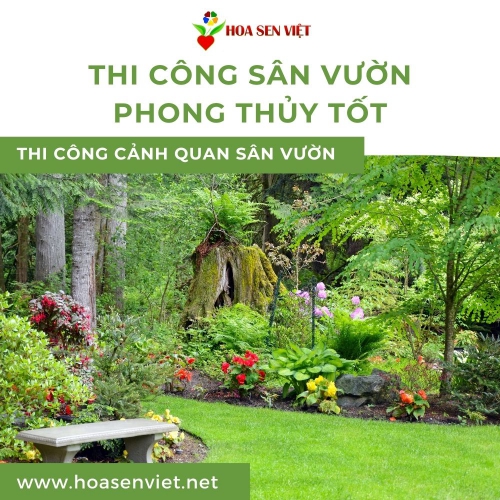 Thiết kế thi công sân vườn Đà Nẵng phong thuỷ