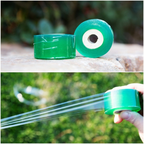 Băng cuộn ghép cây màu xanh - 3cm