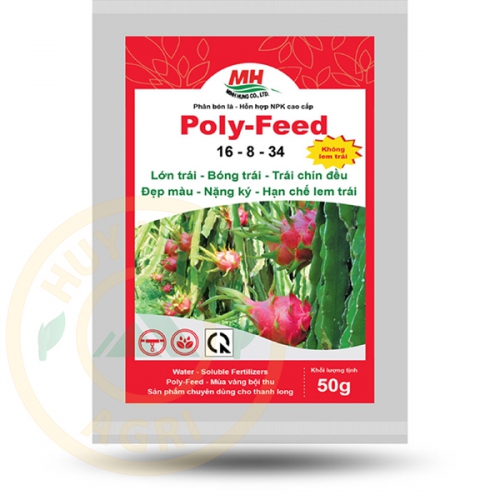 Phân bón NPK Haifa Poly-Feed 16-8-34 - 50g