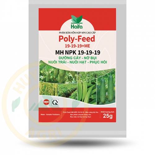 Phân bón NPK Haifa Poly-Feed 19-19-19 - 25g