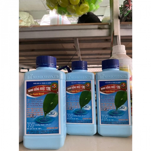Phân bón lá Nano Đồng Nhật 12MI - 1 lít