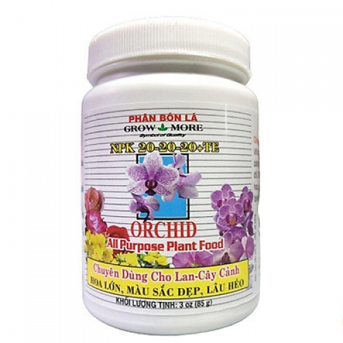 Phân bón Growmore Orchid 20-20-20 + TE nhập khẩu Mỹ - 85g