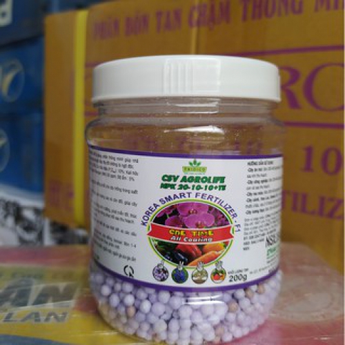 Phân tan chậm thông minh Hàn Quốc 20-10-10 + TE - 200g