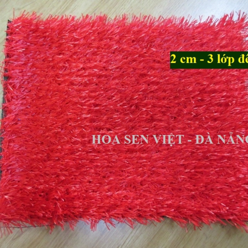 Cỏ nhân tạo - màu đỏ